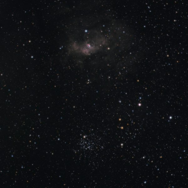Bubble Nebula + M52