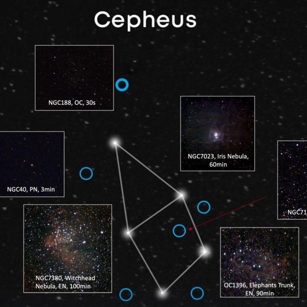 Cepheus Deep Sky Overview