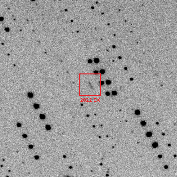 GHOST discovers new Near-Earth Object “2022 EX”