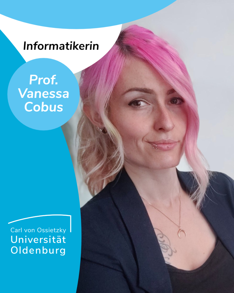 Unser neuestes rOLe model: Professorin Vanessa Cobus.