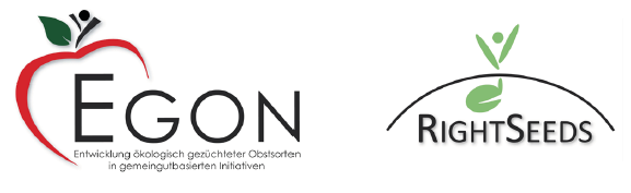 Logos der Forschungsprojekte EGON und RightSeeds.